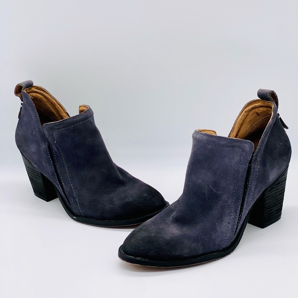 NEW Jeffrey Campbell Burman Distressed Heel Boots